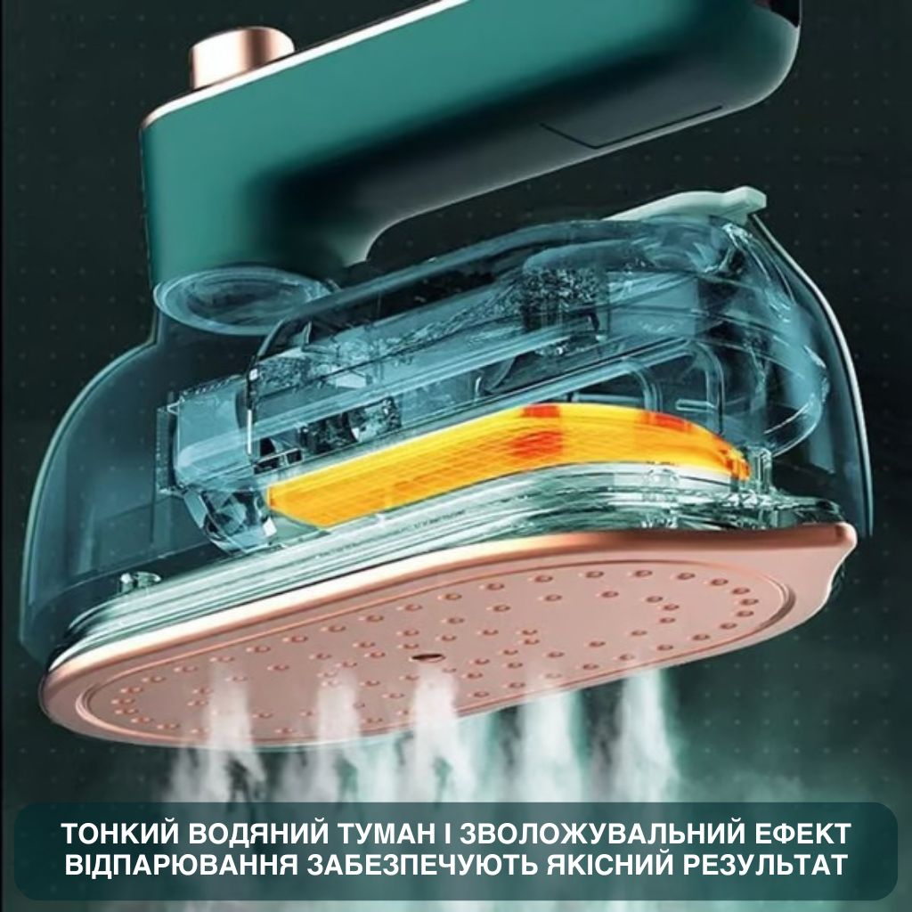 Вертикальний міні-відпарювач для одягу